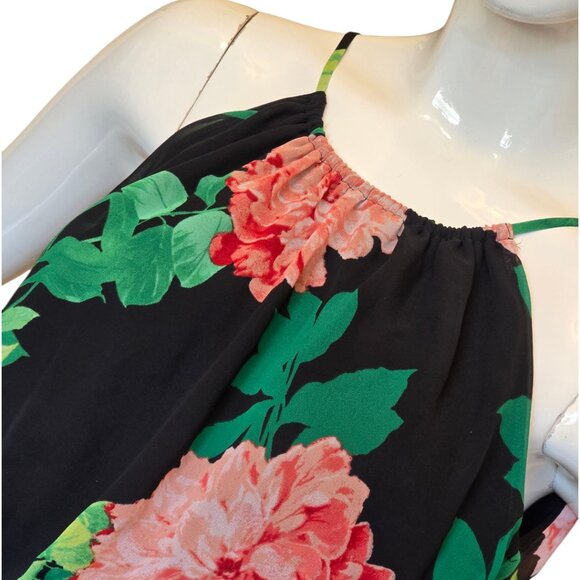 SWEET STORM Floral Halter Dress sz M - Picture 3 of 8